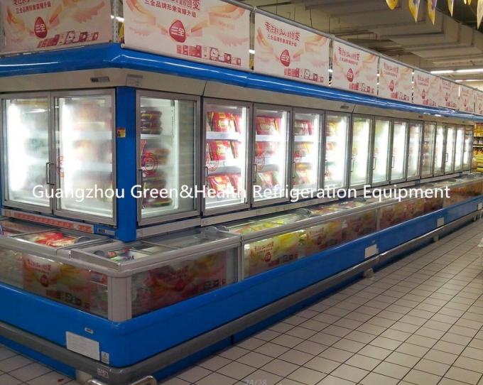 Congélateur d'affichage du supermarché R134a/R22 3000 * 1060 * 2000MM