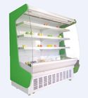 le réfrigérateur ouvert de Multideck de la laiterie 10m, boissons ouvrent l'étalage de réfrigérateur d'affichage