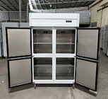 Congélateur droit commercial vertical avec le grand réfrigérant R134/R404 de capacité