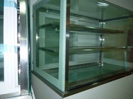 1,5 mètre le réfrigérateur vertical 660W, étagère du congélateur 3 d'affichage de gâteau avec le verre dur
