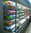 Exposition ouverte de grande capacité de réfrigérateur de Multideck de laiterie et de boissons et multideck réglable