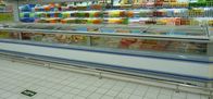 Congélateur de Cabinet de compteur d'affichage de congélateur d'île de supermarché d'aliments surgelés/fruits de mer
