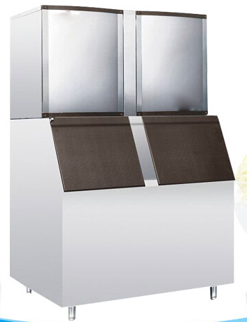 glaçon commercial du bloc 120KG faisant à machine le refroidissement à l'air à haute production