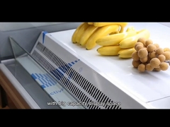 A Style Remote Commercial Open Cold Drink Display Cooler With 4 Layers