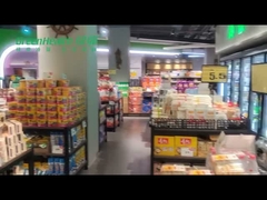 réfrigérateur ouvert commercial à distance de style de l'Europe de rideau aérien pour le mail et le magasin