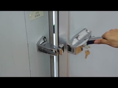 Le congélateur de réfrigérateur d'affichage de charge de dos de réfrigération avec les portes en verre lambrissent l'épaisseur 75mm