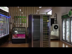 Réfrigérateur à vin à ventilation à 360° avec 418L 220V 50HZ et système de dégel automatique