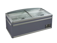 Santé verte île commerciale congélateur supermarché réfrigérateur glaces glacées congélateur