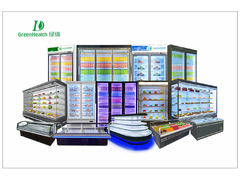 Congélateur commercial à faible température à affichage vertical pour viande et fruits de mer