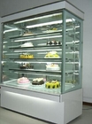 Le montant blanc commercial a frigorifié le congélateur de vitrine de dessert de gâteau pour la boulangerie