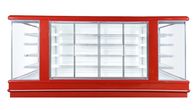 Réfrigérateurs droits Danfoss 4450*2370*2060 de plate-forme ouverte de congélateur d'affichage
