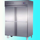 0°C - 10°C congélateur vertical commercial équipement de réfrigération réfrigérateur en acier inoxydable