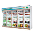 Réfrigérateur commercial droit de boisson de porte en verre pour le supermarché