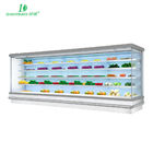 Refroidissement ouvert réfrigéré végétal commercial de fan de réfrigérateur de vitrine