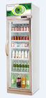 Le refroidisseur commercial de boisson de porte en verre droite avec Danfoss/boissons montrent le réfrigérateur