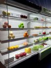 Étalage ouvert commercial de supermarché de réfrigérateur de Multideck avec la porte en verre