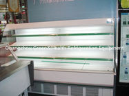 Réfrigérateurs ouverts d'affichage de Multideck de rideau vertical économiseurs d'énergie pour le magasin
