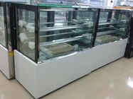 3°C - 6°C/réfrigérateur adaptent la couleur aux besoins du client de congélateur d'affichage de gâteau pour le supermarché