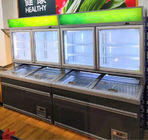 Réfrigérateur ouvert de Multideck de cartel pour le fruit/congélateur végétal de crème de /Ice