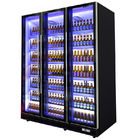 Un réfrigérateur plus frais de porte de réfrigérateur commercial en verre de vin pour l'hôtel de barre