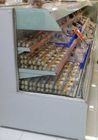 Chariot ouvert de nourriture de réfrigérateur de Multideck de compresseur de Corpeland/Pansonic au client utilisé dans le supermarché