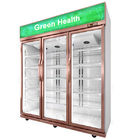 R134 Upright Supermarket Commercial Glass Door Refrigerator