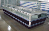 Congélateur de refroidissement d'île de supermarché de fan avec Bitzer/réfrigérateur commercial d'affichage de viande