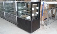 Congélateur de Cabinets de congélateur d'affichage de gâteau d'énergie d'économie avec le verre incurvé