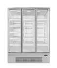 refroidisseur commercial de boisson de congélateur droit d'affichage du réfrigérateur 1600L