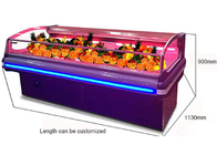 Boucher commercial Showcase de réfrigérateurs d'affichage de viande de congélateur d'affichage de viande de style de l'Europe