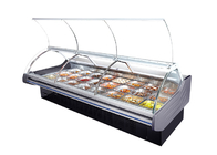 L'épicerie de Cabinet de nourriture de grande capacité montre la couleur de taille de réfrigérateur de congélateur adaptée aux besoins du client