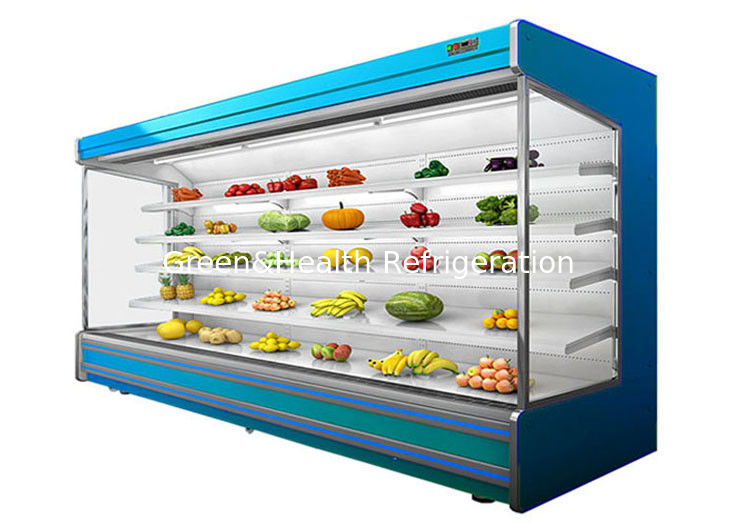 Réfrigérateur végétal Multideck Juice Fruit Mall Refrigerator d'air ouvert
