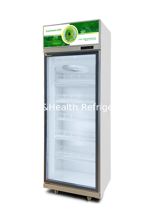 Temprature 2 à 8 de coffret d'étalage de réfrigérateur de support de boisson de supermarché de refroidissement à l'air
