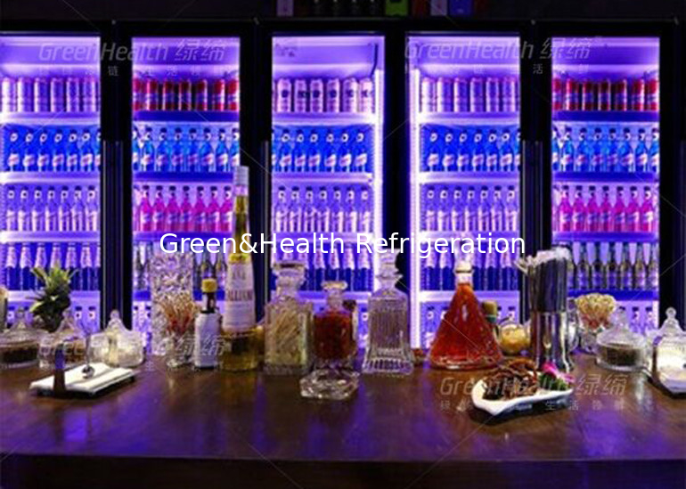 Pas de boîte à lumière supérieure 740L CCC réfrigérateur de dégelage automatique de boissons et de vin