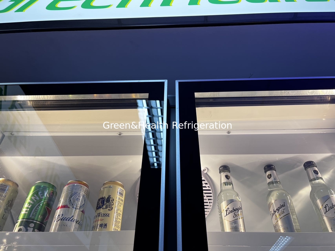 Pas de boîte à lumière supérieure 740L CCC réfrigérateur de dégelage automatique de boissons et de vin