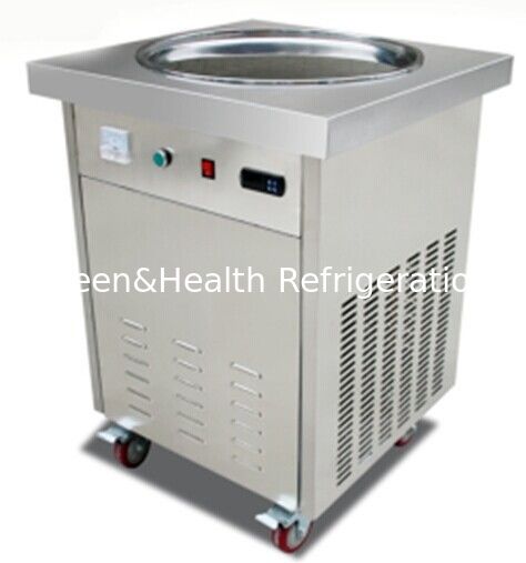 Machine à crème glacée frite rapide 1,5 kW avec construction en acier inoxydable 201