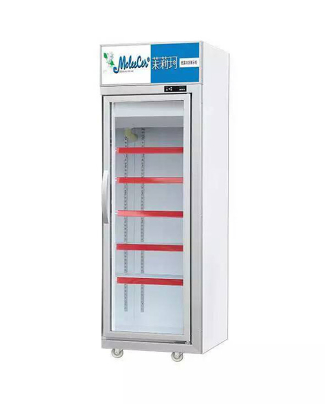 457L mini refroidisseur d'affichage de porte en verre 1 porte congélateur d'affichage pour US Standard 17 Cu.Ft