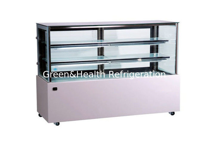 4 pieds carrés vitraux écran de gâteau refroidisseur pâtisserie boulangerie vitrine