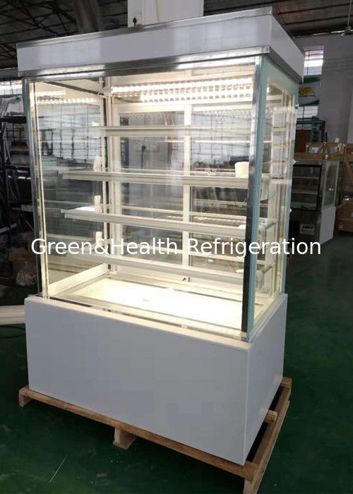 4 pieds carrés vitraux écran de gâteau refroidisseur pâtisserie boulangerie vitrine