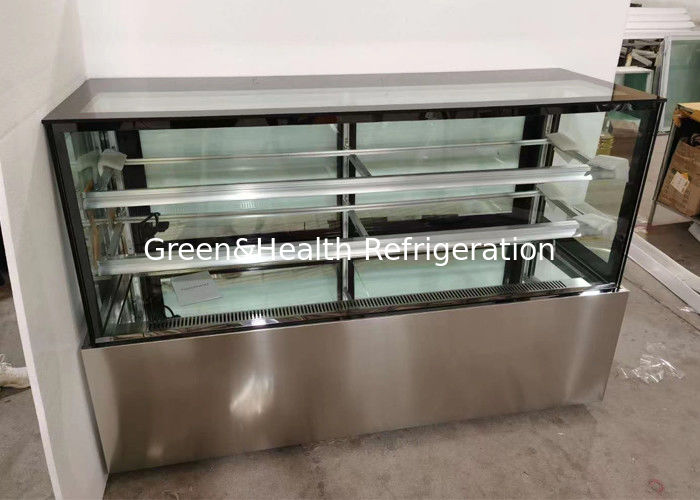 4 pieds carrés vitraux écran de gâteau refroidisseur pâtisserie boulangerie vitrine