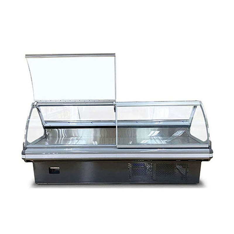 Commercial Chiller d'affichage de viande fraîche de fruits de mer pour boucherie avec 1,5 2 3m