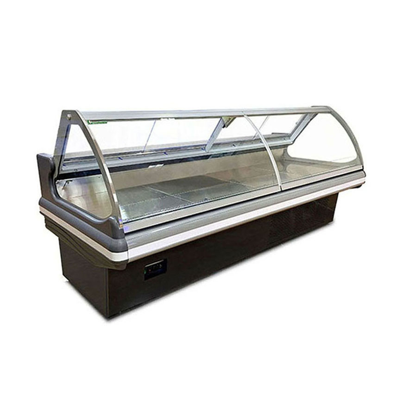 Commercial Chiller d'affichage de viande fraîche de fruits de mer pour boucherie avec 1,5 2 3m