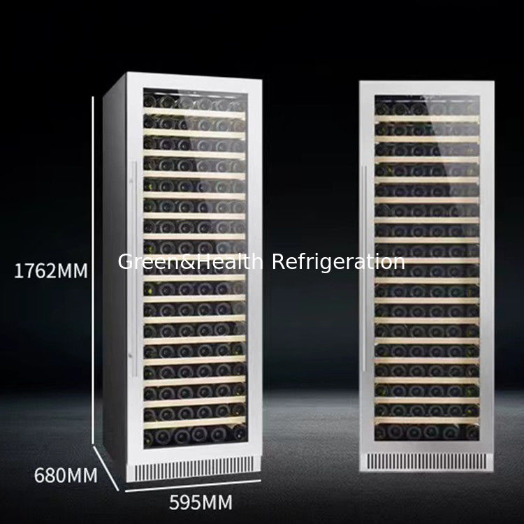 Ventilateur de certificat ETL refroidissant le réfrigérateur en verre de cave à vin du bas E avec la plage de température 4 à 22°C