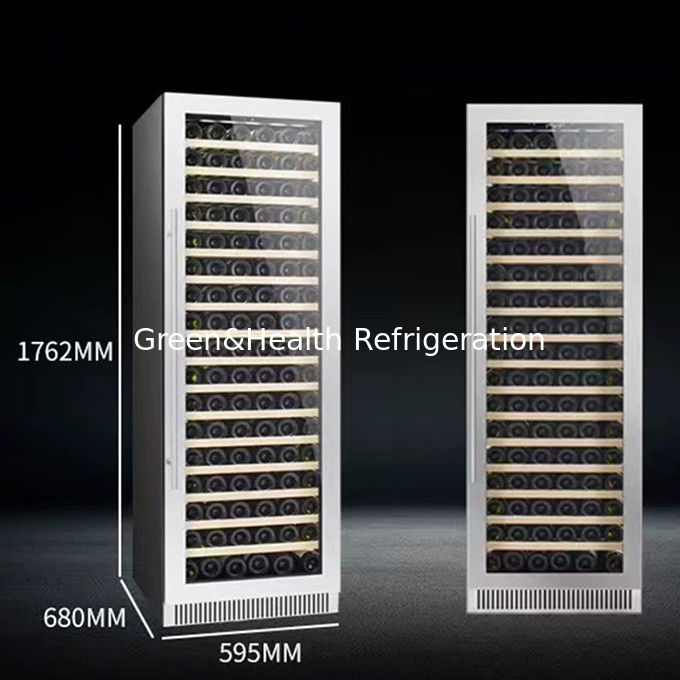 Certificat ETL réfrigérateur à vin à ventilation à 360° avec système de dégel automatique 418L 220V 50HZ