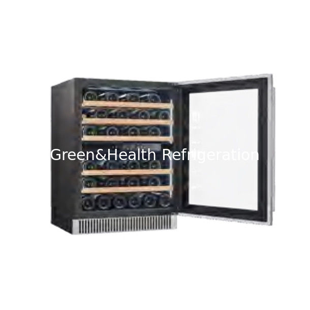 Certificat ETL Réducteur d'espace à double zone de réfrigérateur en acier inoxydable pour le stockage de bière et de vin