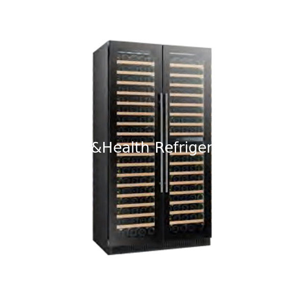 Certificat ETL 110V/60Hz Cabinet de refroidisseur de vin à double porte vitrée avec réfrigérant R600