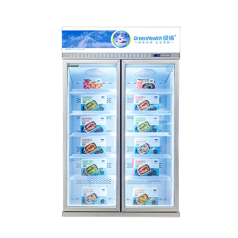 Économie d'énergie Display commercial personnalisable congélateur Pour la conservation des produits alimentaires