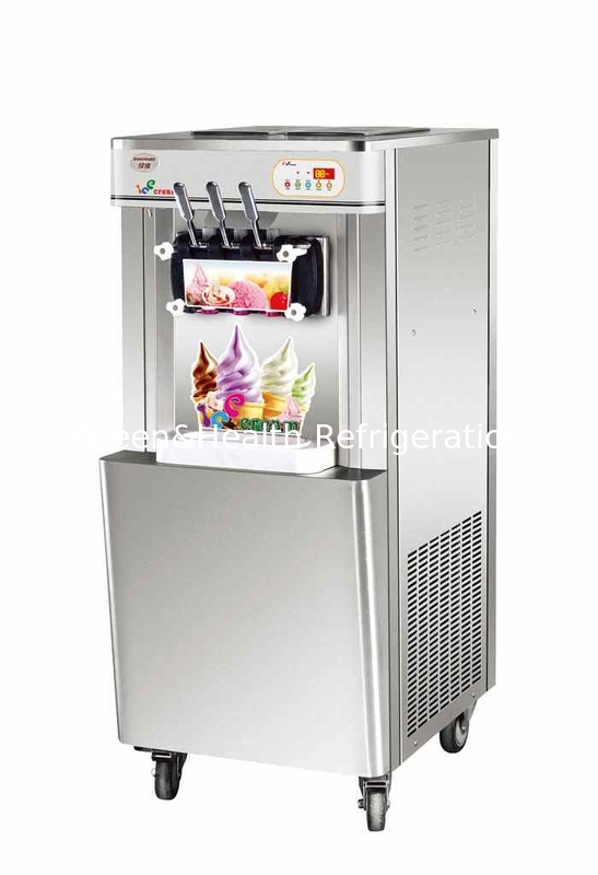Machines de fabrication de crème glacée à 3 saveurs