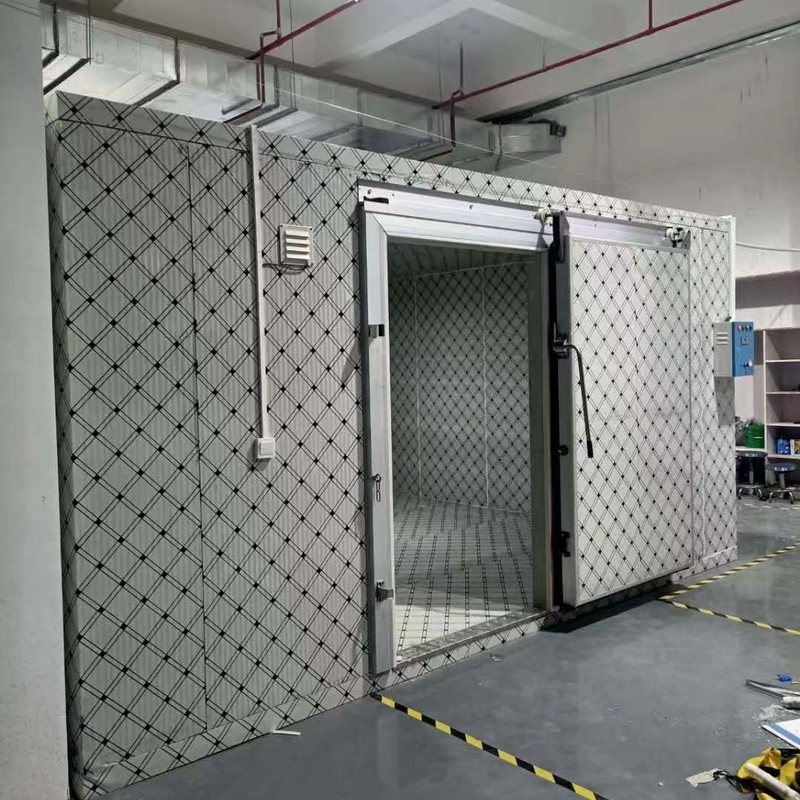 Chambre de stockage à froid refroidisseur à entrée congélateur à entrée avec système de réfrigération