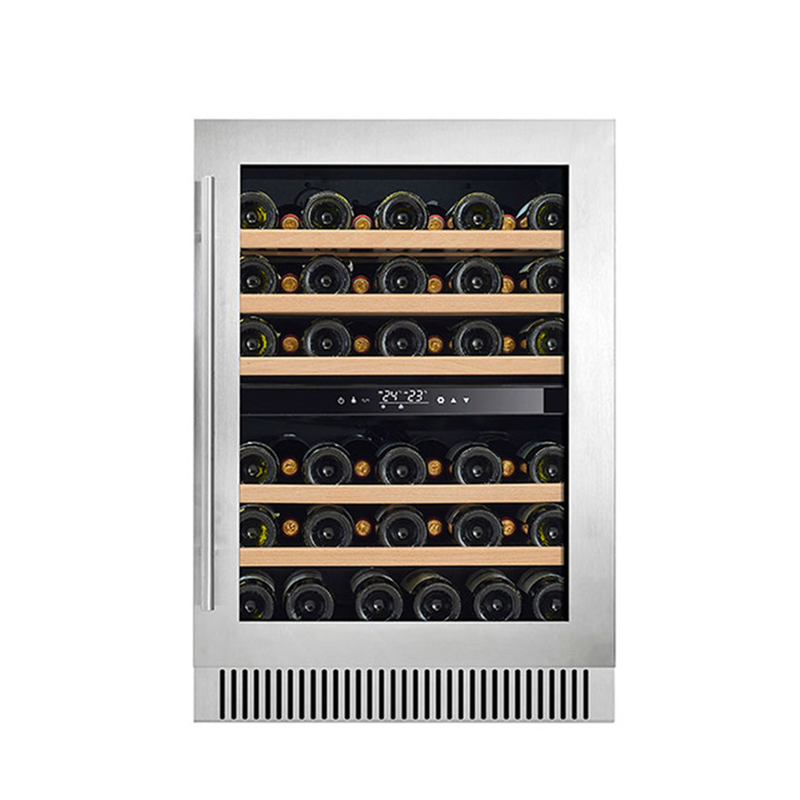 Refroidisseur de vin électrique à double zone pour le stockage et la conservation du vin
